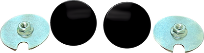 La Choppers Matte Black Fairing Mirror Hole Plugs 2023-2024 Harley Touring FLHX