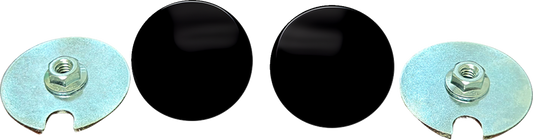 La Choppers Matte Black Fairing Mirror Hole Plugs 2023-2024 Harley Touring FLHX