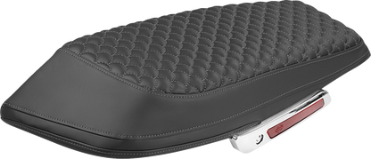 Saddlemen Gray Dragon Scale Saddlebag Lid Covers for 2023-2026 Harley Touring