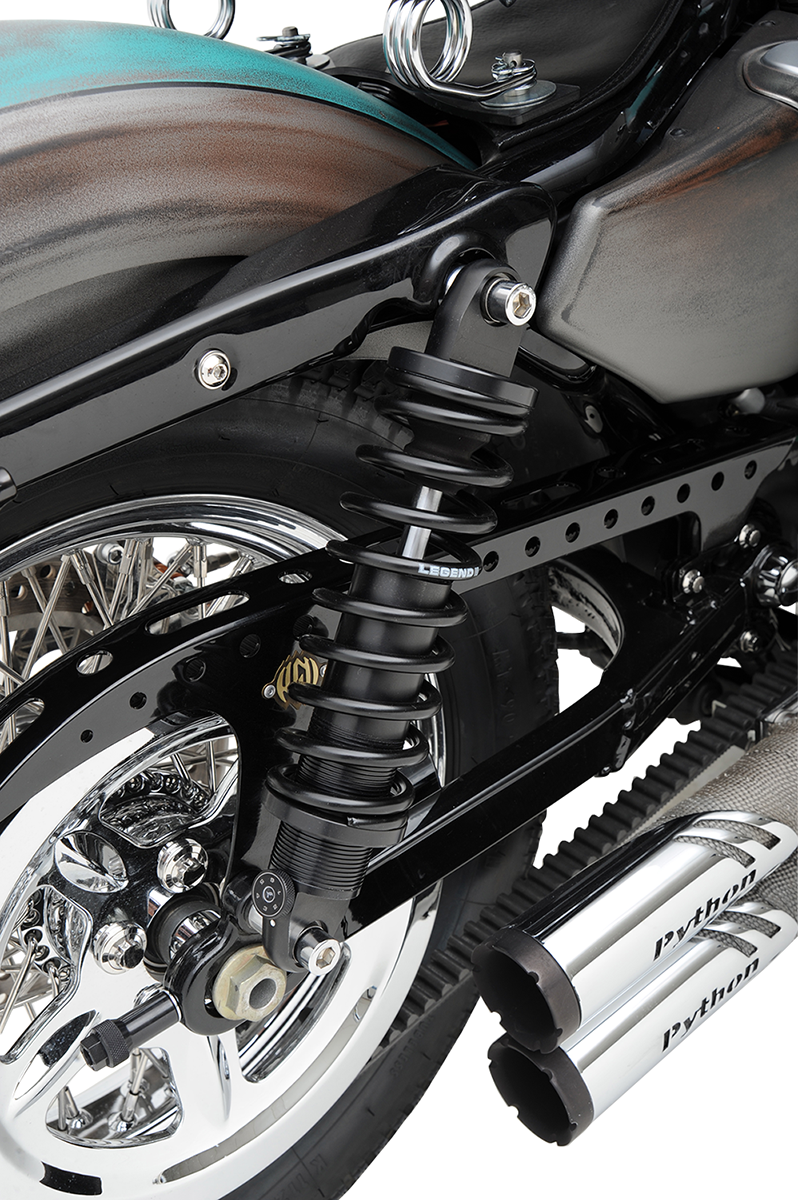 Legend Revo-A Black 12" Standard Rear Shocks fits 2002-2022 Harley Sportster