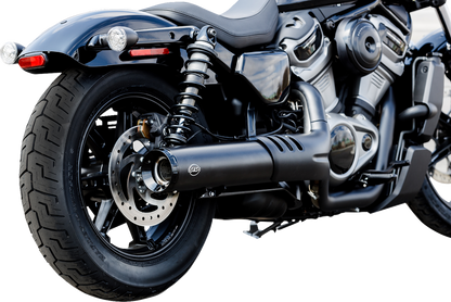 S&S 4-1/2" Grand National Slip-On Muffler for 2022-2023 Harley Nightster RH975