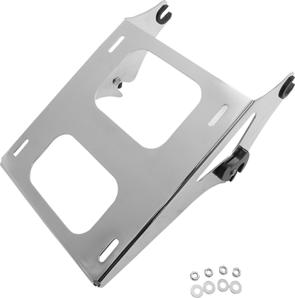 Drag Specialties Quick Detach Chrome Tour Pack Mount for 2014-24 Harley Touring
