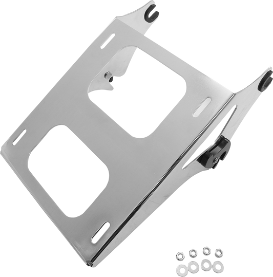 Drag Specialties Quick Detach Chrome Tour Pack Mount for 2014-24 Harley Touring