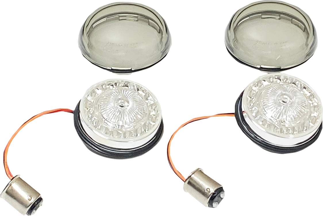Custom Dynamics ProBeam Rear Red LED Turn Signal Inserts 2007-2024 Harley Models