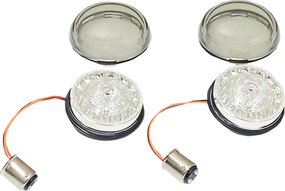 Custom Dynamics ProBeam Rear Red LED Turn Signal Inserts 2007-2024 Harley Models