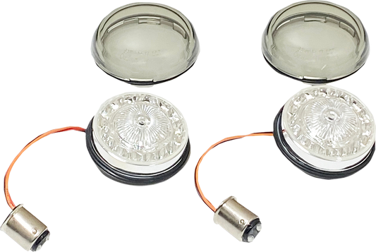 Custom Dynamics ProBeam Rear Red LED Turn Signal Inserts 2007-2024 Harley Models