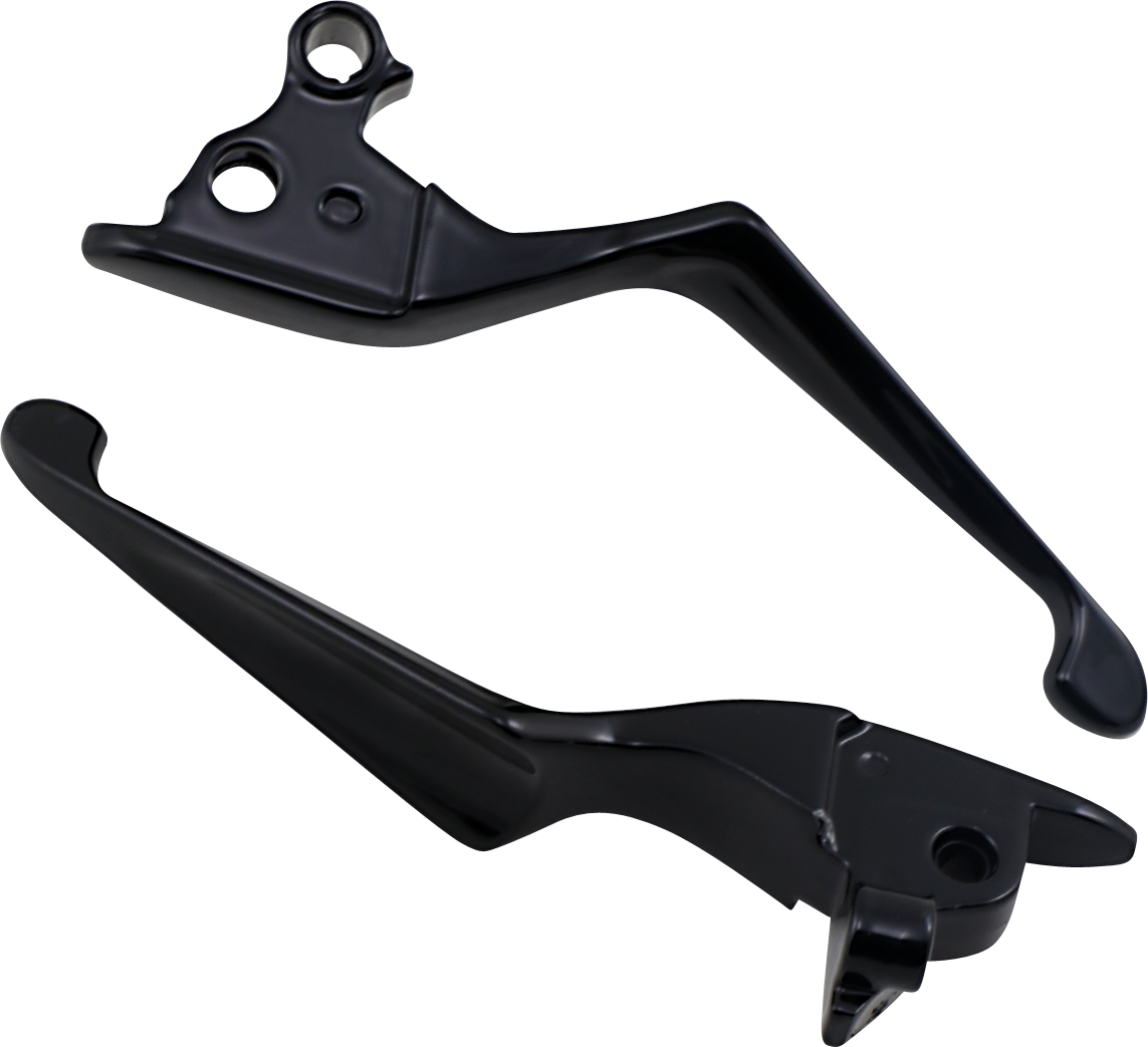 Kuryakyn Boss Blade Black Handlebar Lever Set 2008-2013 Harley Touring FLHR FLHX