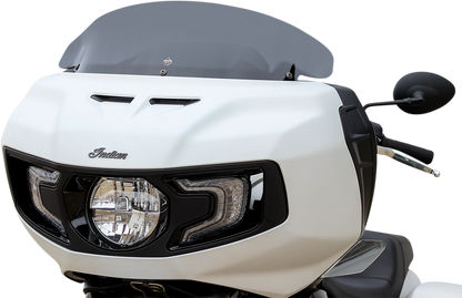 Klock Werks 8" Flare Dark Smoke Fairing Windshield for 2020-23 Indian Challenger