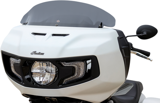 Klock Werks 8" Dark Smoke Flare Windshield for 2020-25 Indian Challenger Pursuit