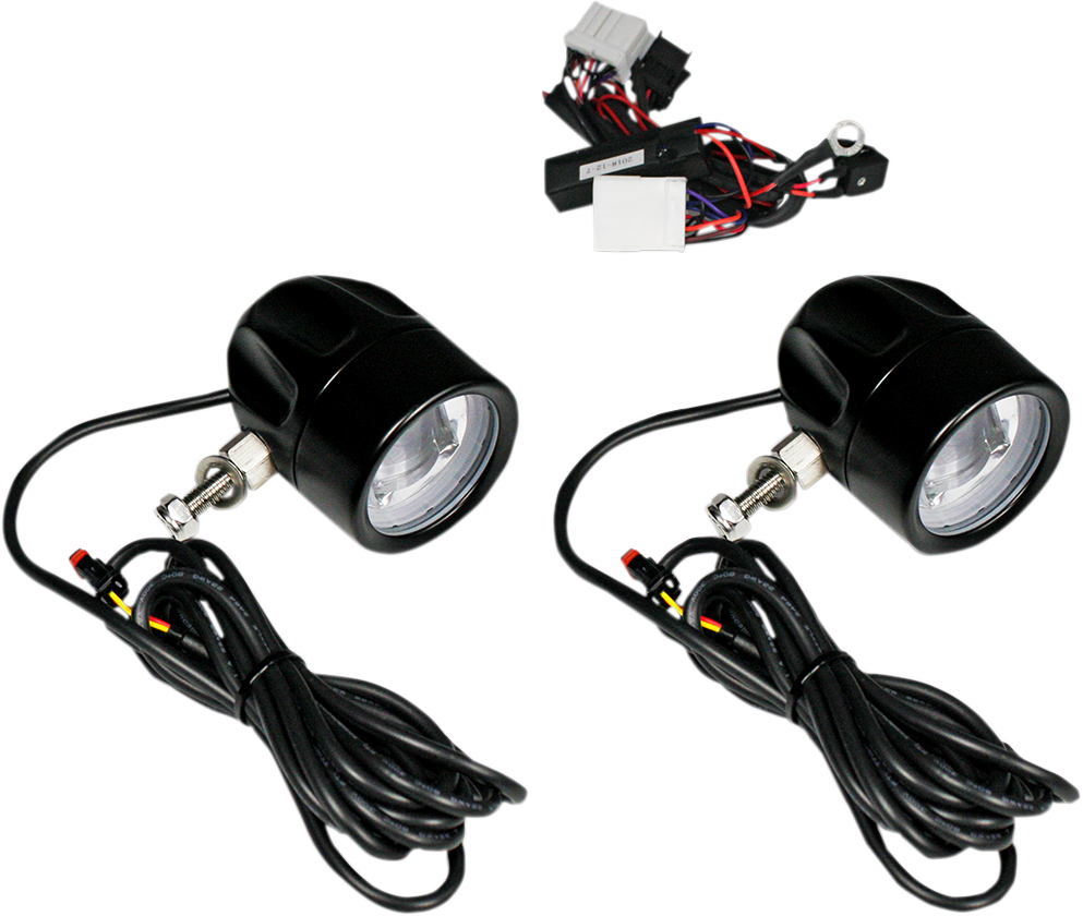 Custom Dynamics Probeam Fog Lights 1999-2013 Harley Touring Softail Sportster