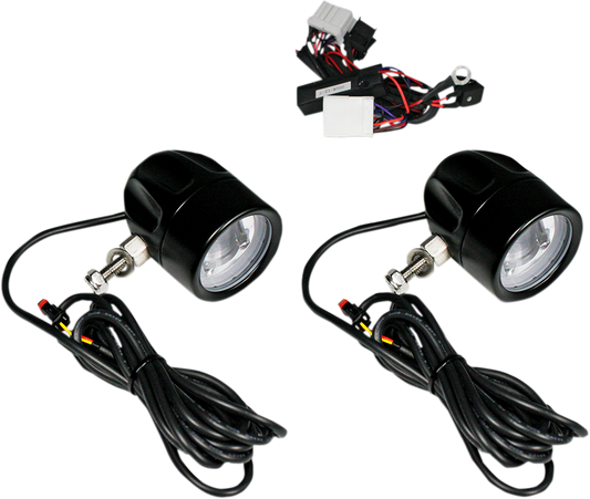Custom Dynamics Probeam Fog Lights 1999-2013 Harley Touring Softail Sportster