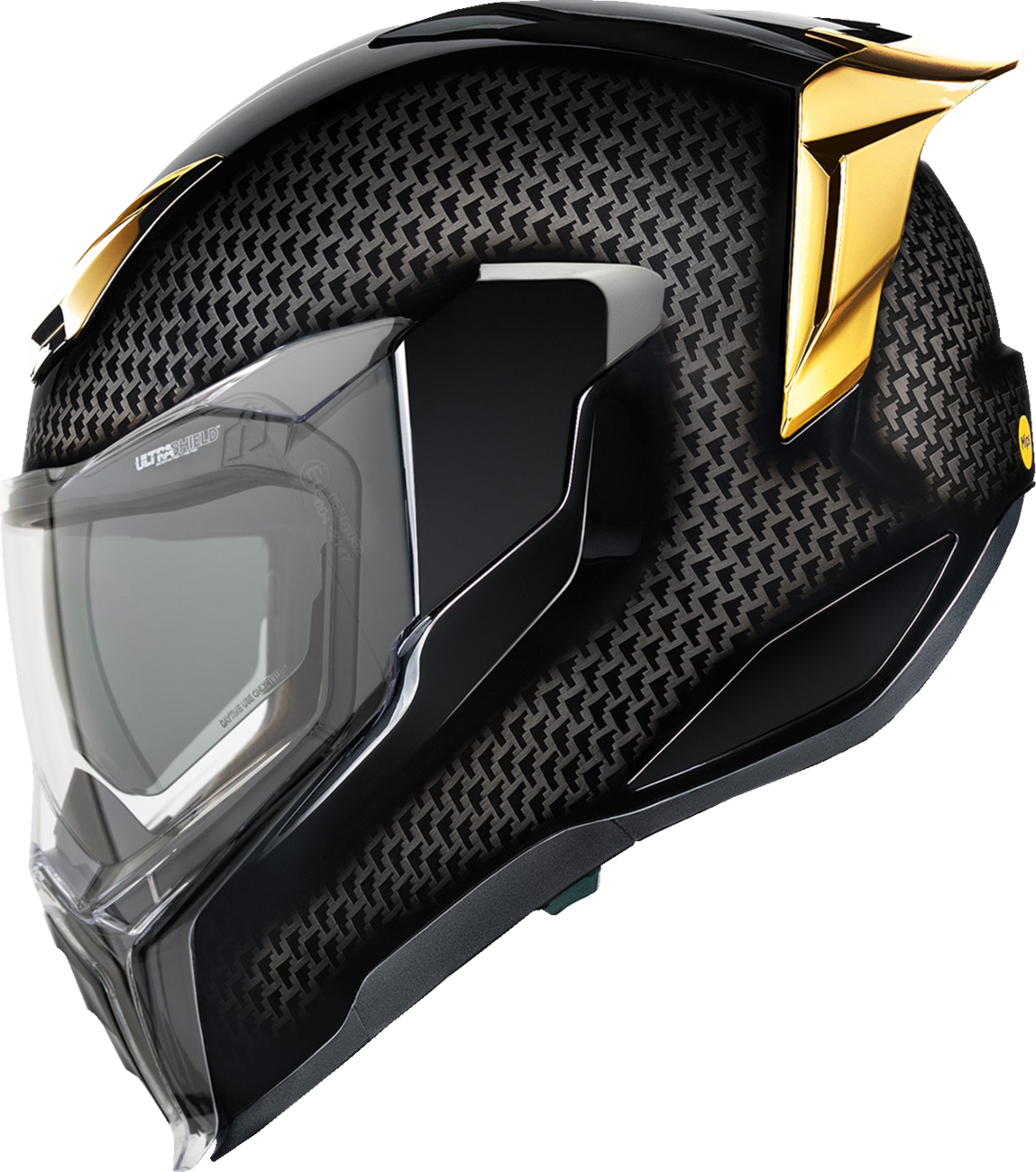 Icon Ultraflite Gold Carbon Full Face MIPS Unisex Adult Street Motorcycle Helmet