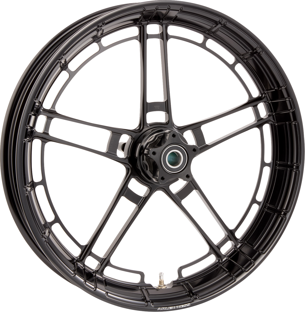 Arlen Ness Flatline Black 21" x 3.5" Front Motorcycle Wheel for Harley Davidson