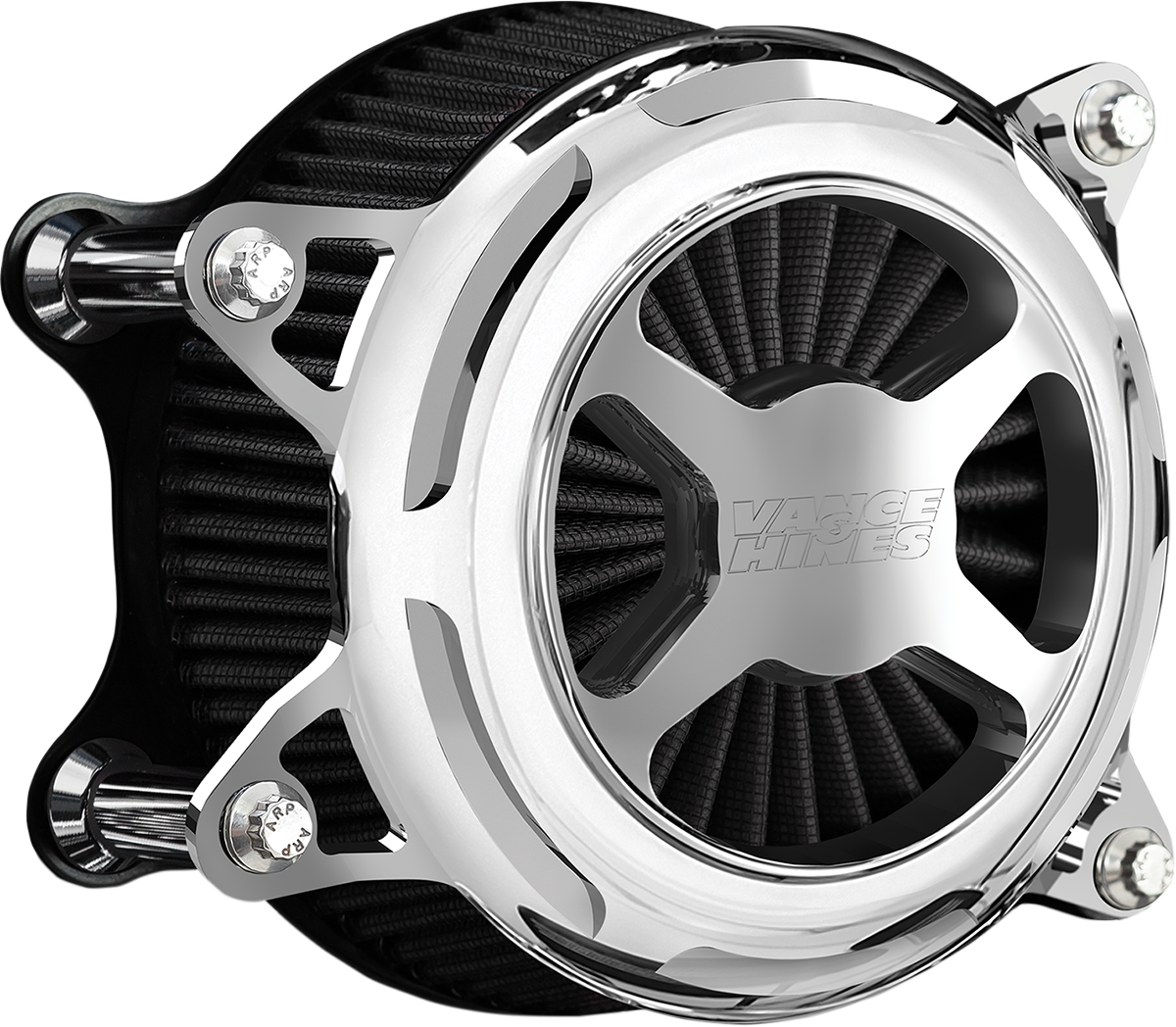Vance & Hines VO2 X Chrome Air Filter Cleaner for 2017-2024 Harley Touring 72345