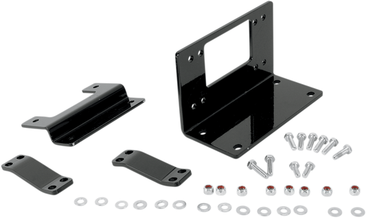 Moose Utility Black UTV Front Winch Mounting Kit for 2008-13 Kawasaki KRF Teryx
