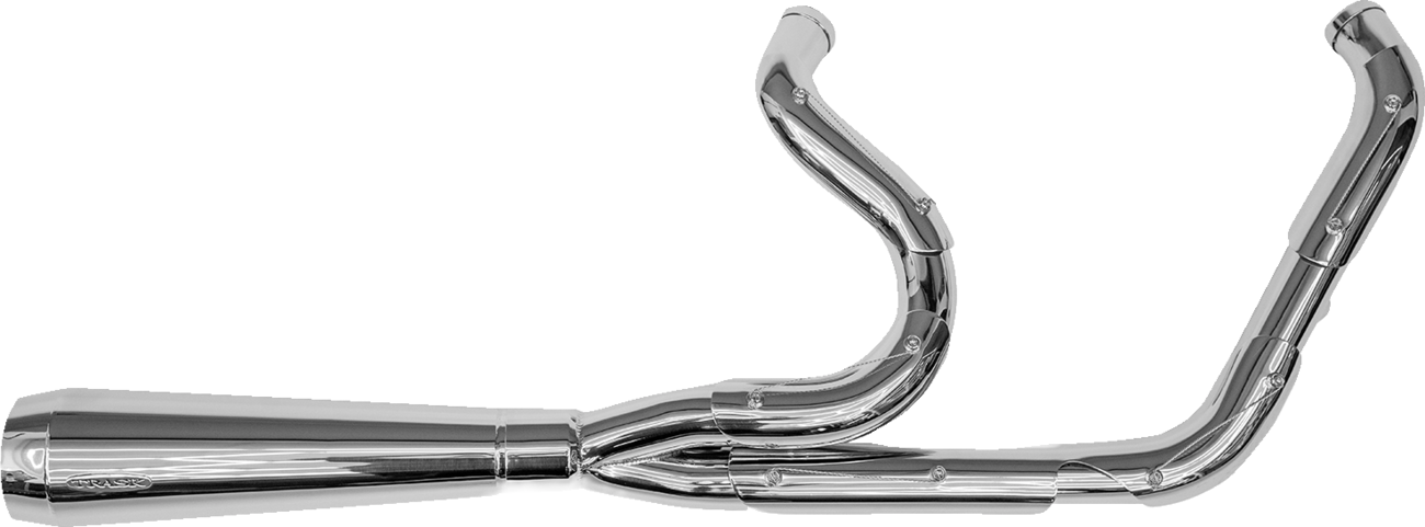 Trask Assault 2-1 Polished Exhaust System for 2006-2017 Harley Davidson Dyna FXD