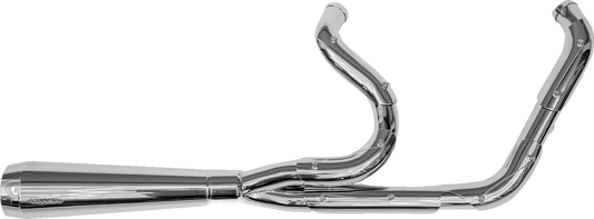 Trask Assault 2-1 Polished Exhaust System for 2006-2017 Harley Davidson Dyna FXD