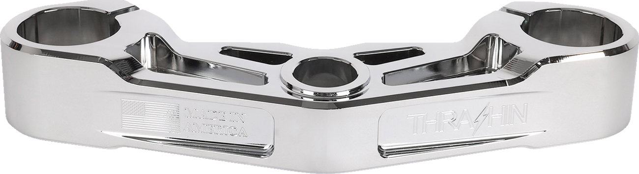 Thrashin Supply Chrome Bottom Triple Tree fits 2024 Harley Road Glide FLTRX