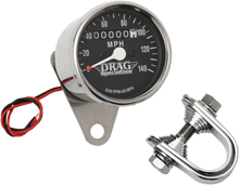 Drag Specialties Chrome Small 2.4" Mechanical Speedometer fits Harley Davidson