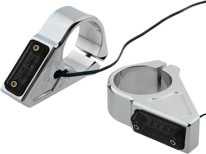 Joker Machine Chrome Front Fork Turn Signals 1984-2006 Harley Softail Models