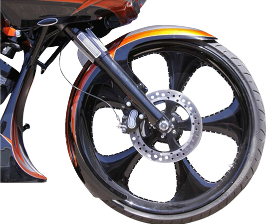Paul Yaffe Bagger Nation DEI Front Fender for 21" Wheel 1984-2013 Harley Touring