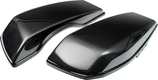 Slyfox Gloss Carbon Fiber Saddlebag Lids for 2023-2025 Harley Road Street Glide