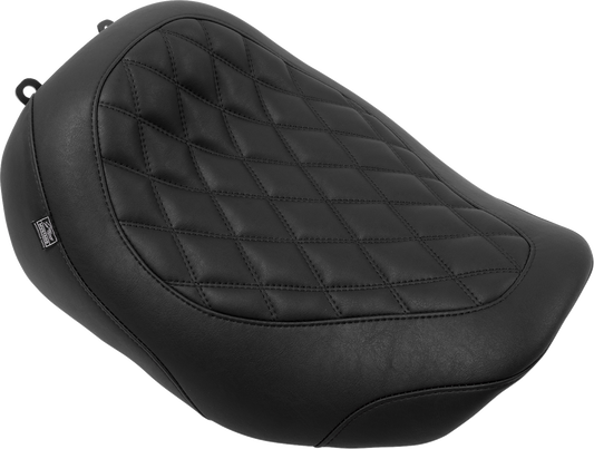 Mustang Wide Tripper Diamond Solo Seat fits 2023-2025 Harley Road Street Glide