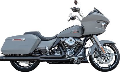 S&S GNX 2-1 Black Race Exhaust System fits 2017-2025 Harley Touring 550-1167