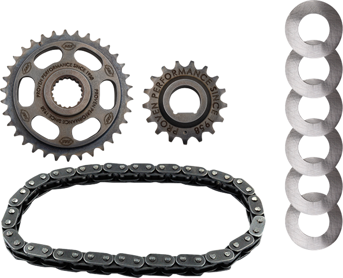 S&S Replacement Camshaft Chain Drive Kit for 2017-2025 Harley Touring Softail M8