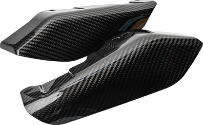 Slyfox Carbon Fiber Air Wind Deflectors 2009-23 Harley Touring Road Street Glide