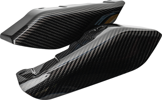 Slyfox Carbon Fiber Air Wind Deflectors 2009-23 Harley Touring Road Street Glide