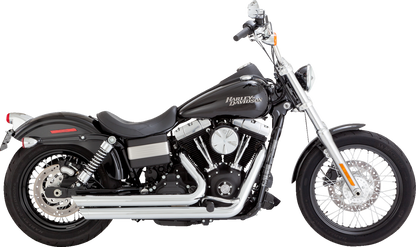 Vance & Hines Big Shot Staggered Chrome Exhaust System for 2006-2009 Harley Dyna