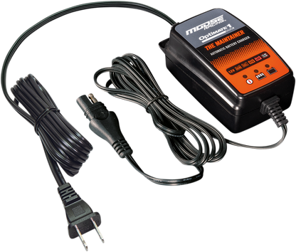 Moose Optimate 1 Duo Battery Charger Tender Maintainer 12V Motorcycle ATV UTV