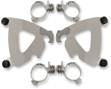 Memphis Shades Road Warrior Fairing & Polished Mount Kit for 06-17 Harley FXSB