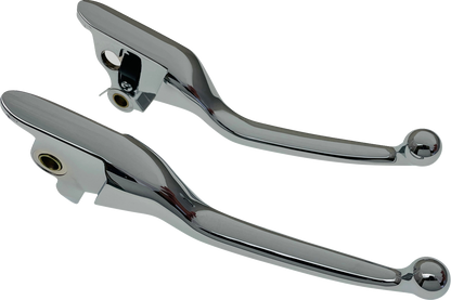 Drag Specialties Narrow Chrome Lever Set fits 2021-2025 Harley Touring FLTR FLHR