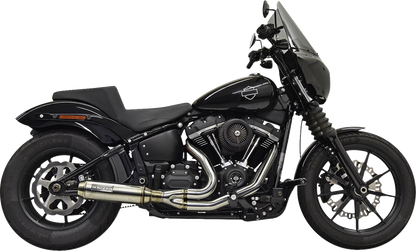 Bassani Road Rage III 2-1 Exhaust System Superbike Muffler 18-24 Harley Softail