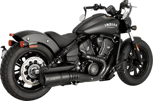 Vance & Hines Hi-Output Black Slip On Muffler for 2025 Indian Scout Bobber 48627
