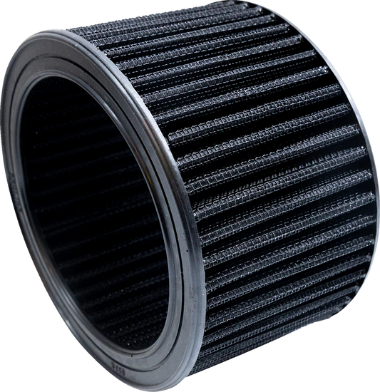 Feuling BA Race Series Replacement Black Round Air Filter for Harley Davidson