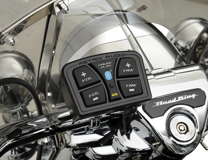 Hogtunes Black UTV Side by Side Offroad Universal Handlebar Speaker Audio Kit