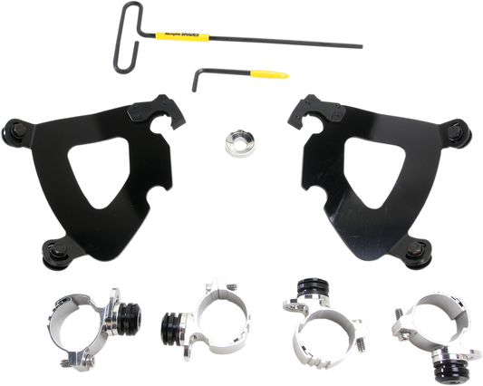Memphis Shades Gauntlet Fairing Trigger Lock Mount Kit 2011-2019 Harley XLT XLL