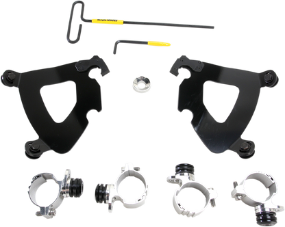 Memphis Shades Gauntlet Fairing & Black Mount kit 2011-2019 Harley Sportster