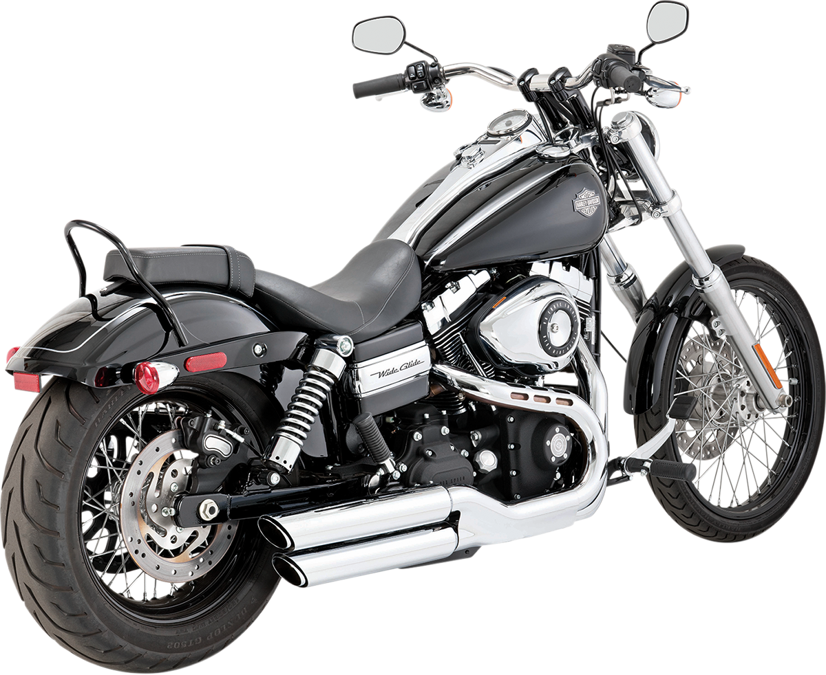 Vance & Hines Twin Slash 3" Slip On Mufflers fits 2008-2017 Harley Dyna FXDF