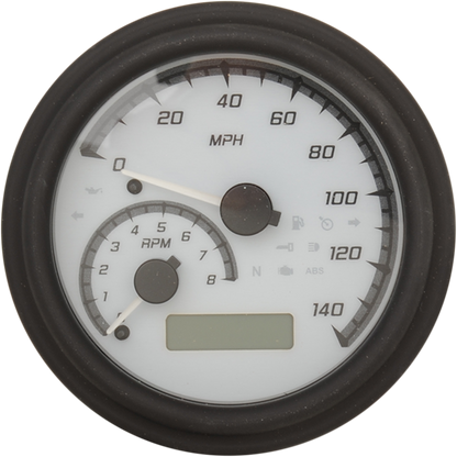 Dakota Digital Black White MVX Tank Mounted Speedometer 2011-2019 Harley Softail
