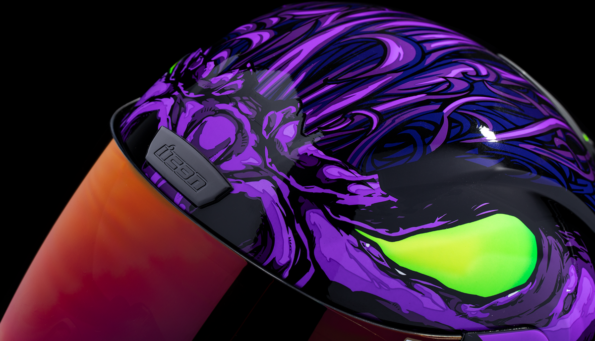 Icon Airform Manik'RR Purple MIPS Full Face Adult Street Motorcycle Helmet