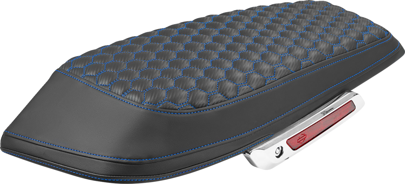 Saddlemen Blue Carbon Honeycomb Saddlebag Lid Covers for 2023-26 Harley Touring