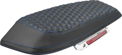 Saddlemen Blue Carbon Honeycomb Saddlebag Lid Covers for 2023-26 Harley Touring