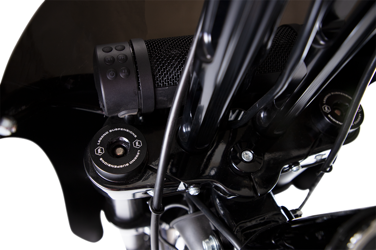Kuryakyn 2720 Road Thunder Plus 300W Black Motorcycle Handlebar Mount Speaker