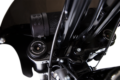 Kuryakyn 2720 Road Thunder Plus 300W Black Motorcycle Handlebar Mount Speaker