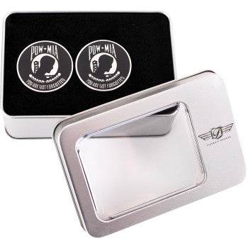 Figurati Designs POW-MIA Swingarm Covers for 1980-2025 Harley Davidson