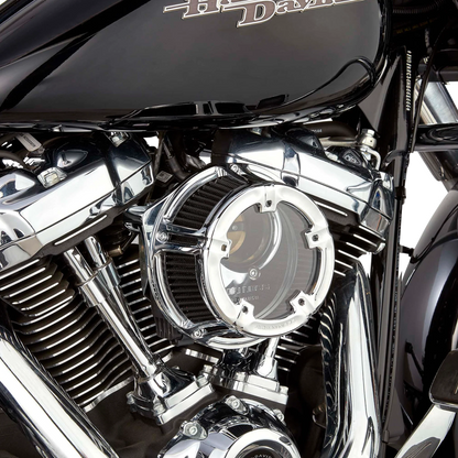 Arlen Ness Chrome Method Clear Series Air Cleaner Filter 2023-2025 Harley Touring